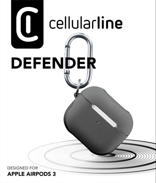 Cellularline - Defenderairpods3k-nero