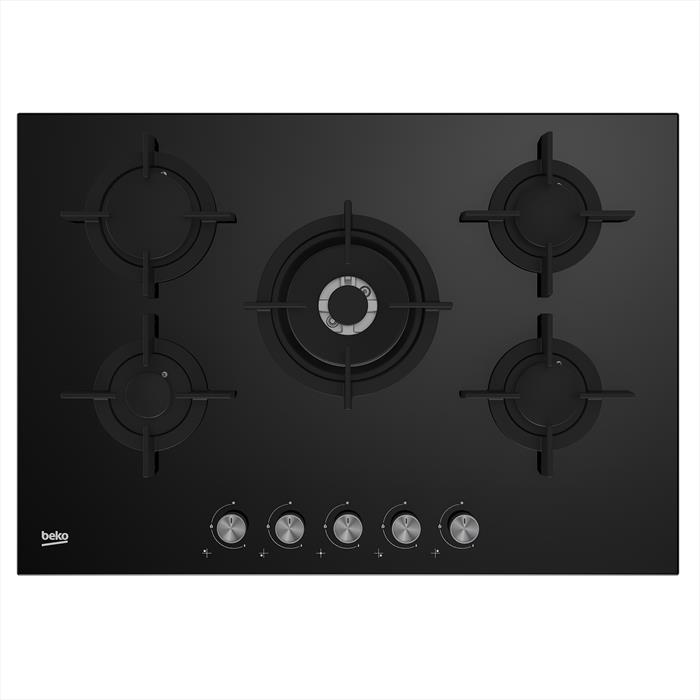 Beko - Piano Cottura A Gas Hilw75222s 75cm-cristallo Nero