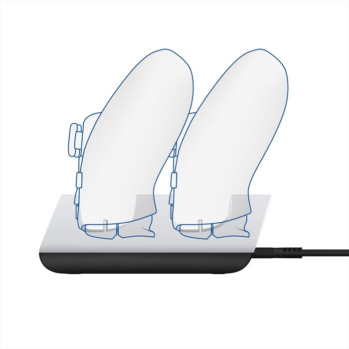 Trust - Gxt254 Duo Charge Dock Ps5-white