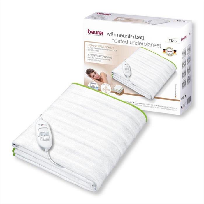 Beurer - Ts 15 Coprimaterasso Termico - Singolo-bianco