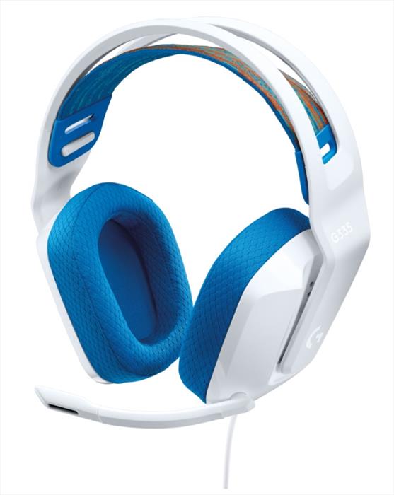 Logitech - G335 Wired Gaming Headset-bianco
