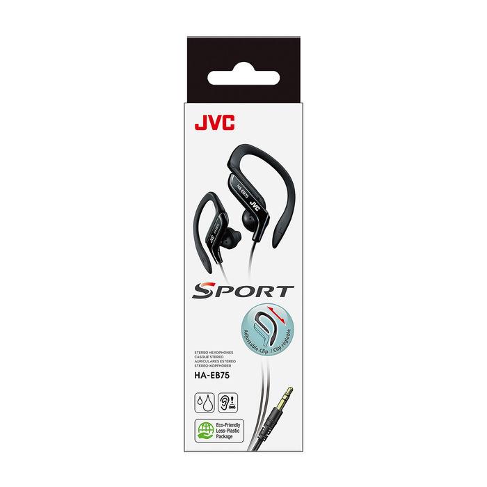 Jvc HA-EB75 Cuffie Cablato A Clip, In-Ear Musica Nero-image