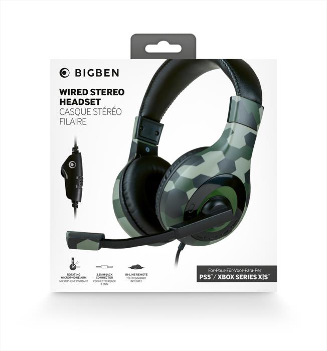 Big Ben - Cuffie Stereo Gaming V1 Camo Multipiattaforma