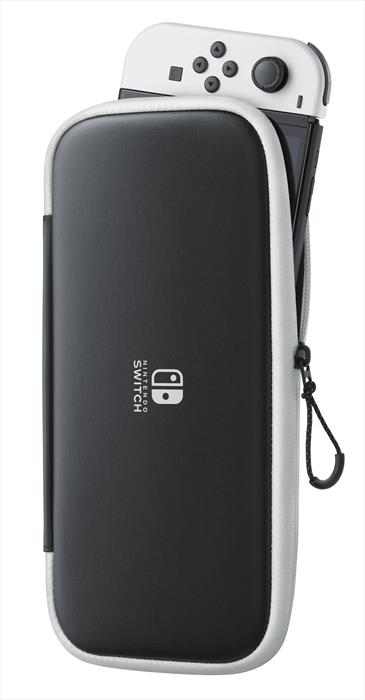 Nintendo - Custodia E Pellicola Protettiva Per Nintendo Switc-nero/trasparente