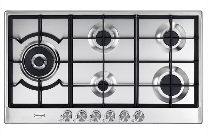 De Longhi - Piano Cottura A Gas Nsl 590d X 90cm-inox