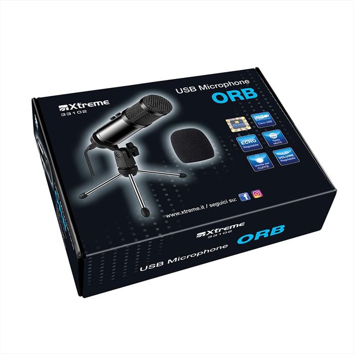 Xtreme - Usb Microphone Orb-nero