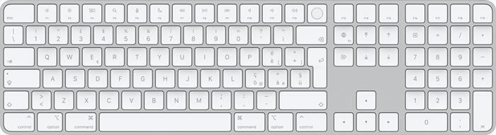 Apple - Magic Keyboard With Touch Id-bianco