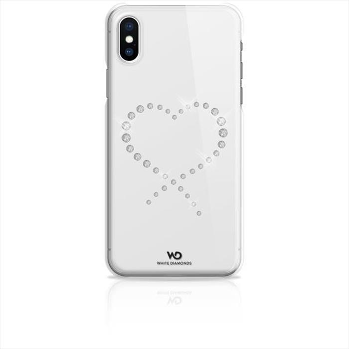 White Diamond - 1370ety5 Cover Swarovsky iPhone XS/iphone X-trasparente