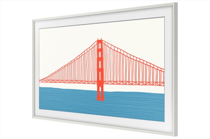 Samsung - Cornice The Frame 43" Vg-scfa43wtbxc-white