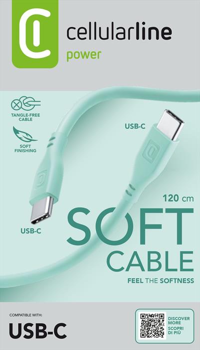 Cellularline - Usbdatasoftc2cg-verde