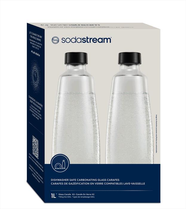 Sodastream - Bipack Bott. Vetro Duo 1 L-trasparente