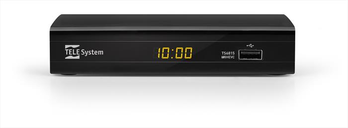 Telesystem - Ts6815/02 Zapper T2 Hevc, Scart , Hdmi, Hdr-black