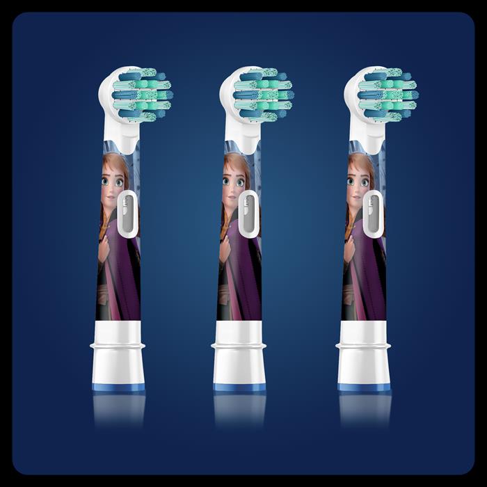 Oral-B Testina Di Ricambio Per Spazzolino Kids Frozen. Confezione Da 3-image