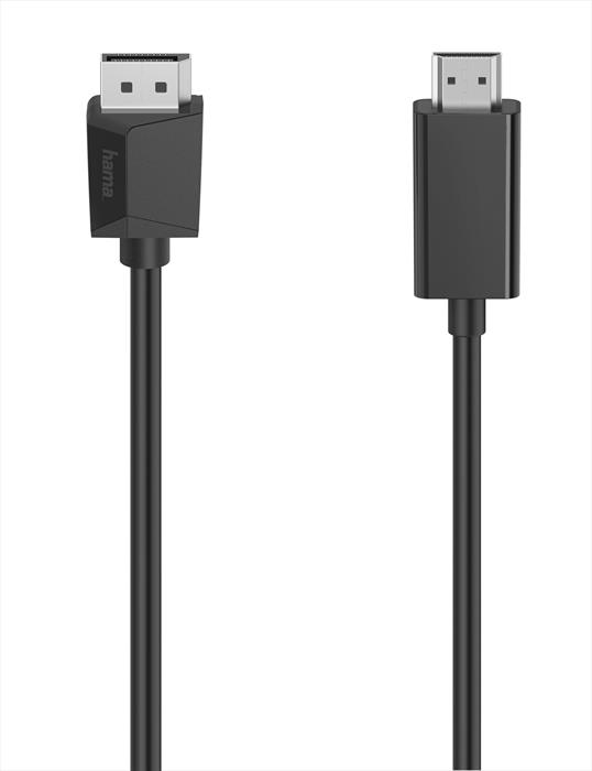 Hama Cavo Displayport / Hdmi, Connettori Dorati, 1,50 Metri-image