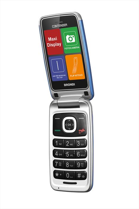 Brondi - Cellulare Contender-blue Metal