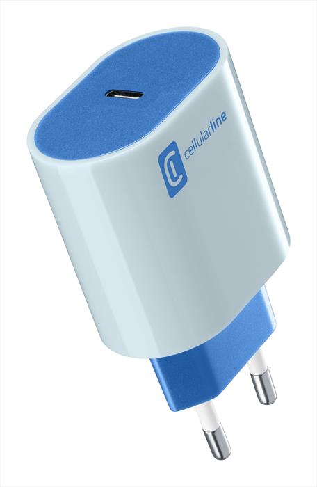 Cellularline - Carica Batterie Achusbcsmartpd20wb-blu