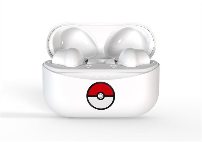 Otl - Auricolari Bluetooth Pokemon Pokeball Earpods-white Red