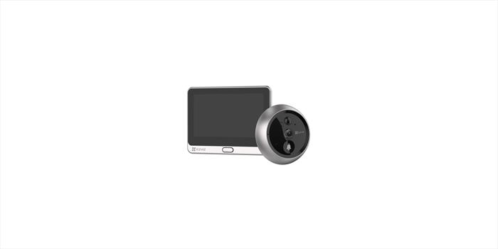 Ezviz - Campanello Con Spioncino Senza Fili Dp2c-silver