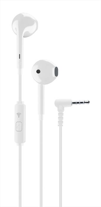 Cellularline - Auricolare Con Filo Aucapsule2w-bianco