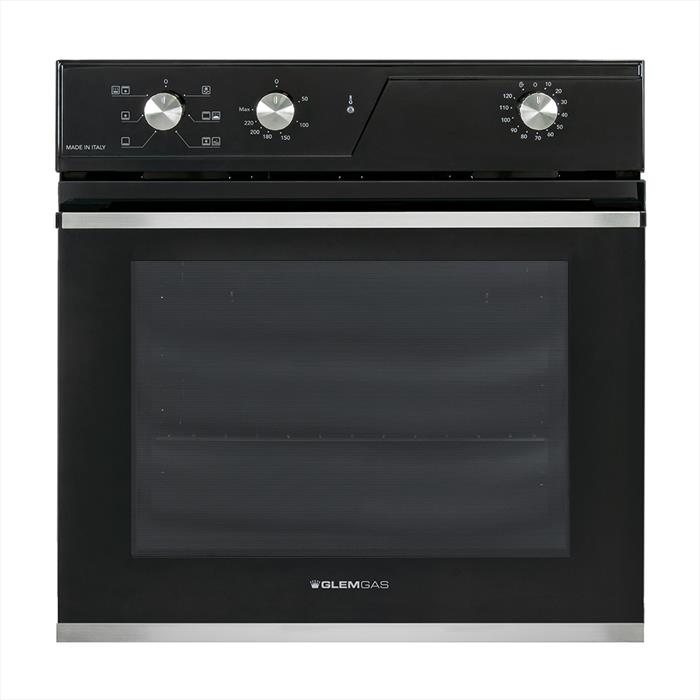 Glem Gas - Forno Incasso Elettrico Gfr62bk-s3 Classe A-nero Lucido