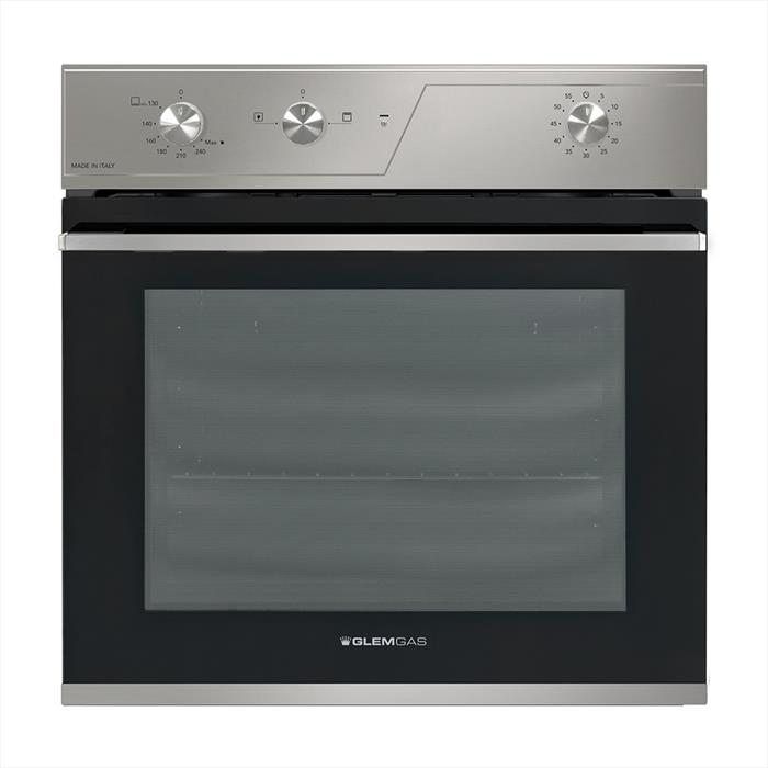Glem Gas GFRF21IX Forno elettrico, Forno a gas naturale 69 L Acciaio inox