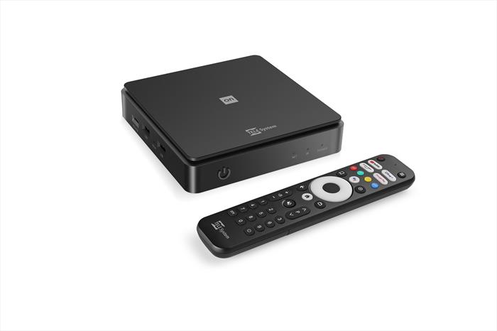 Telesystem - Ricevitore Digitale On T2 Hd Androidtv 11, Wi.fi-black