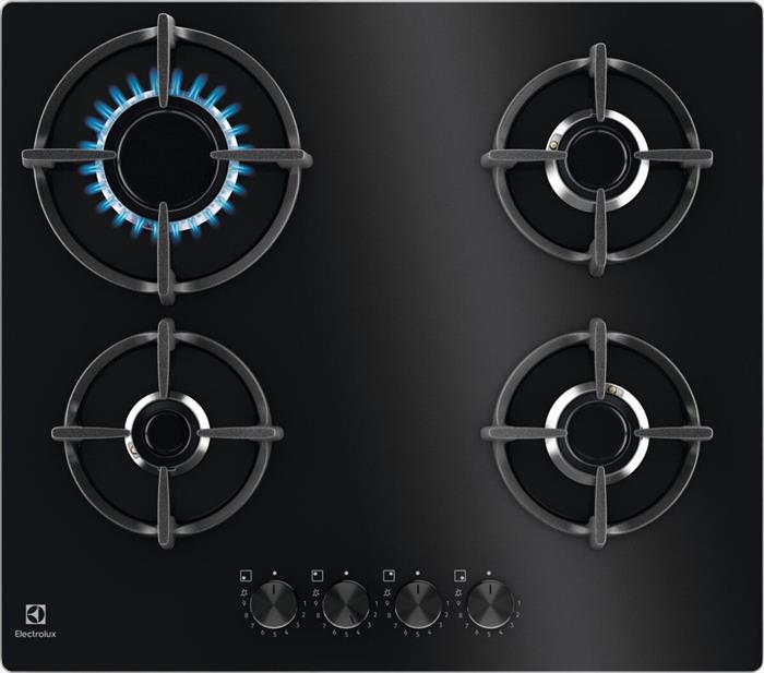 Electrolux - Piano Cottura A Gas Egg64272k 4 Fuochi-nero