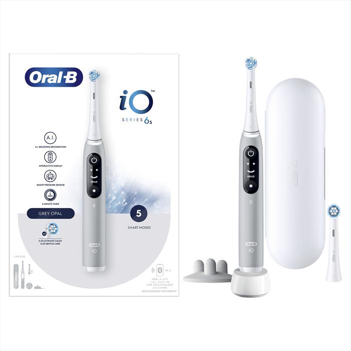 Oral-b - Spazzolino Elettrico Ricaricabile Io 6s-grigio