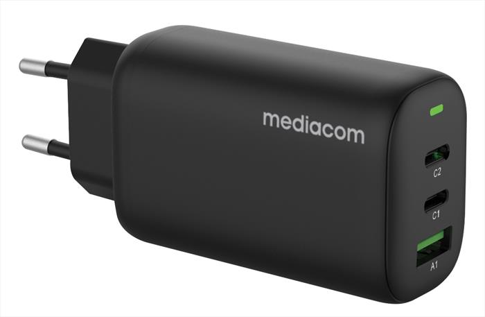 Mediacom - Caricatore Rapido Usb-c Per Notebook 65w Md-a140-black