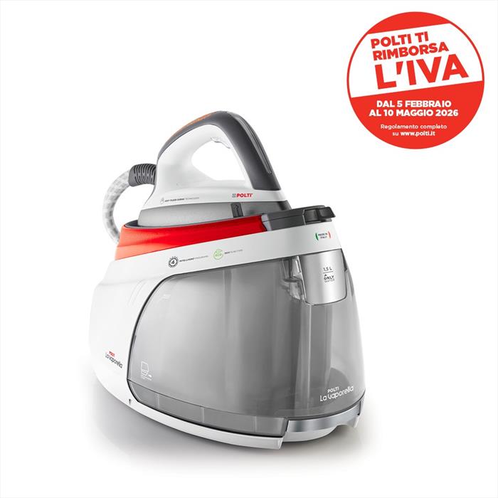 Polti - La Vaporella Xm84c-rosso/bianco