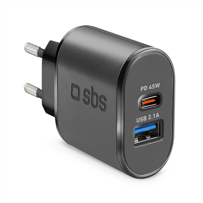 Sbs - Carica Batterie Tetrusbtcpd45wk-nero