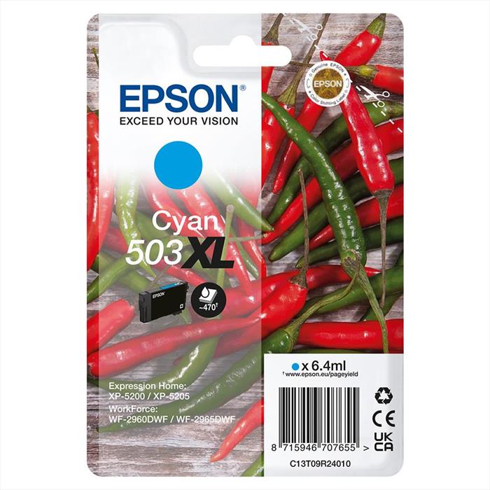 Epson - Ink Serie Peperoncini Ciano 503 Std-ciano