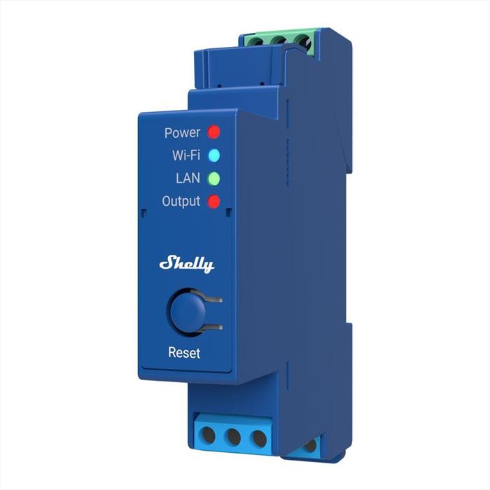 Shelly - Interruttore Relè Pro 1-blu