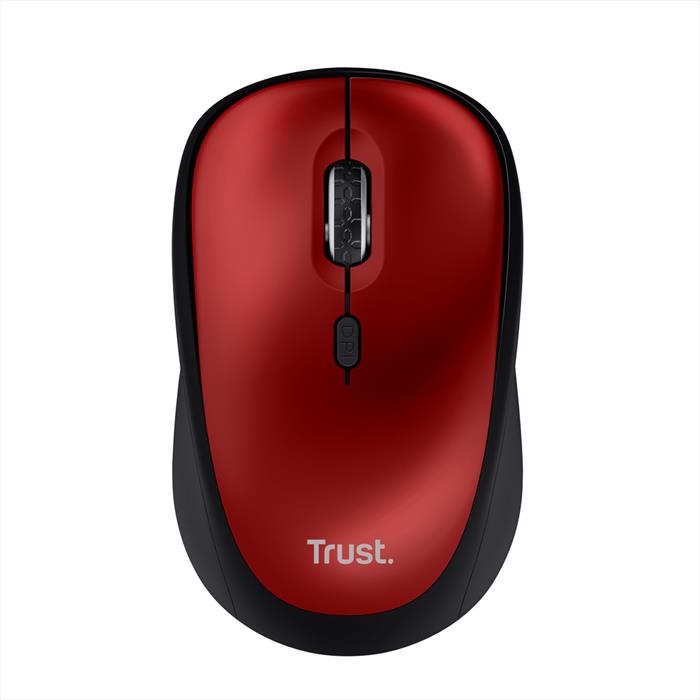Trust - Yvi+ Wireless Mouse-red