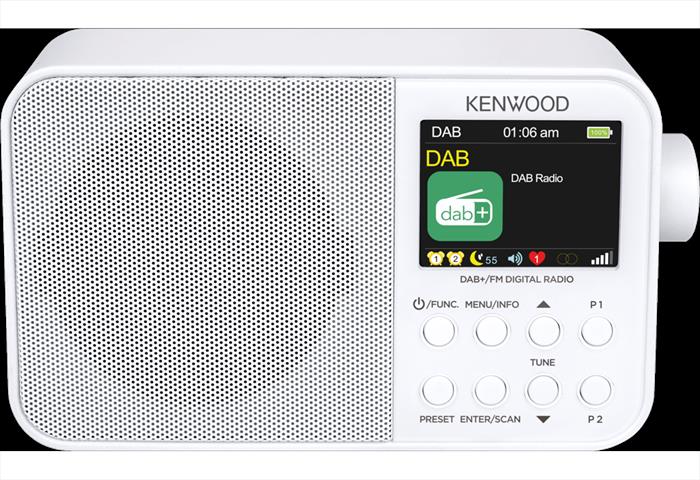 Kenwood - Radio Sveglia Cr-m30dab-bianco