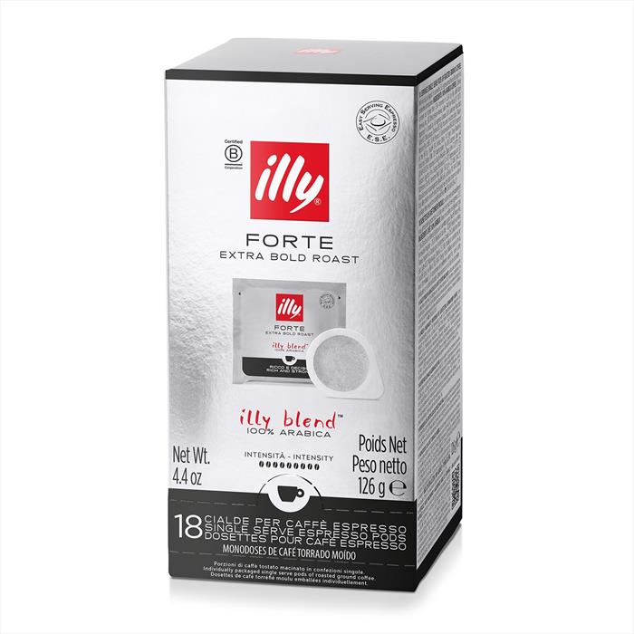 Illy - 18 Cialde Caffè Monodose E.s.e. Forte