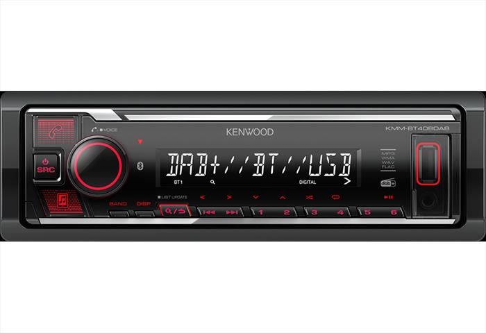 Kenwood - Car Stereo Kmm-bt408dab-nero
