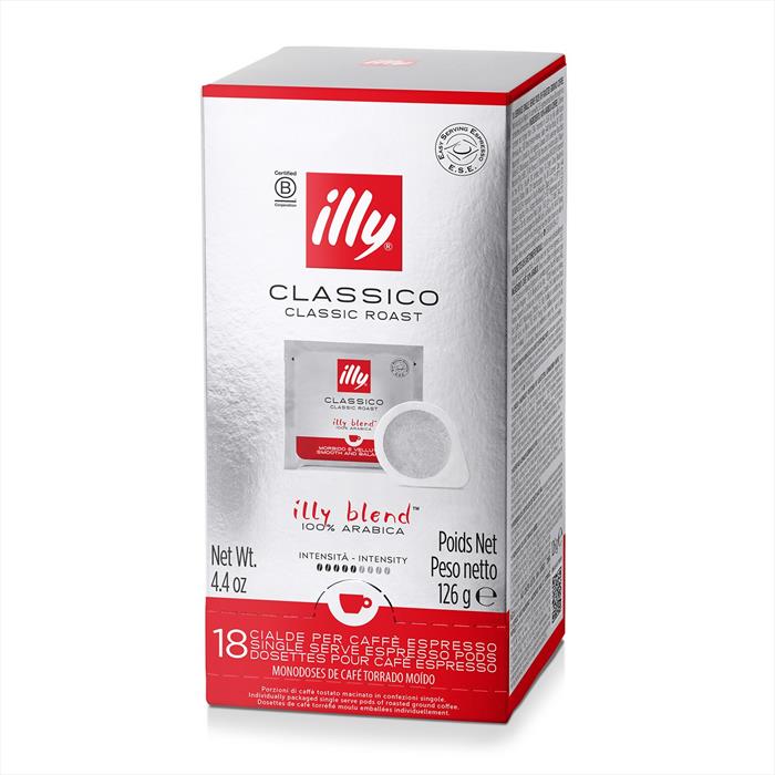 Illy - 18 Cialde Caffè Monodose E.s.e. Classico
