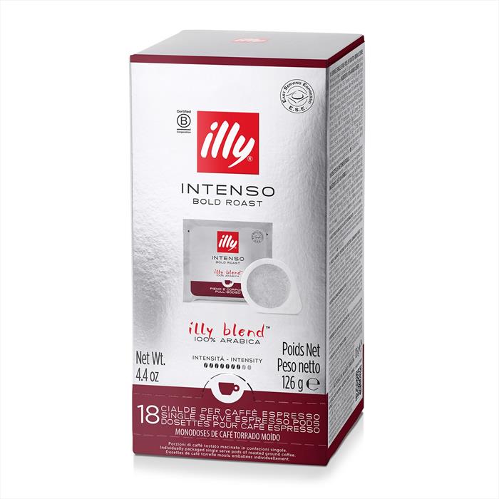 Illy - 18 Cialde Caffè Monodose E.s.e. Intenso