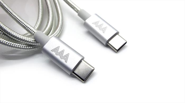Aaamaze - Cavo Type-c To Type-c 1,2 Metri Amm-silver