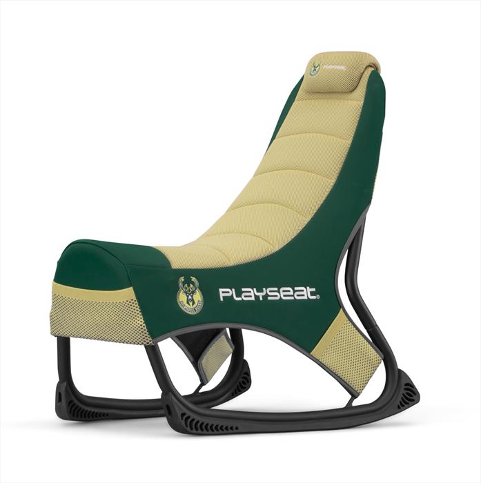 Playseat - Sedile Corsa Champ Nba Edition - Milwaukeee Bucks-verde/beige