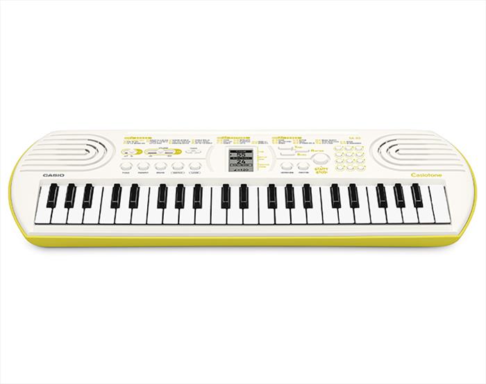 Casio - Tastiera Musicale Per Bambini Sa - 80h7-bianco/giallo Limone