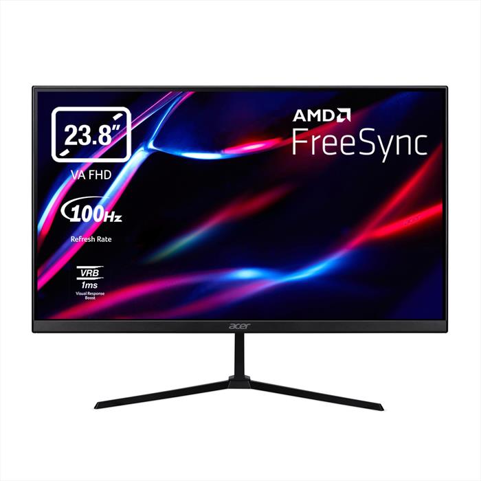 Acer - Monitor Tft Fhd 23,8" Nitro Qg240yh3bix-nero