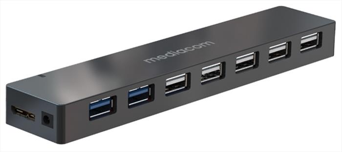 Mediacom - Hub Usb 3.0 7 Port Md-u106