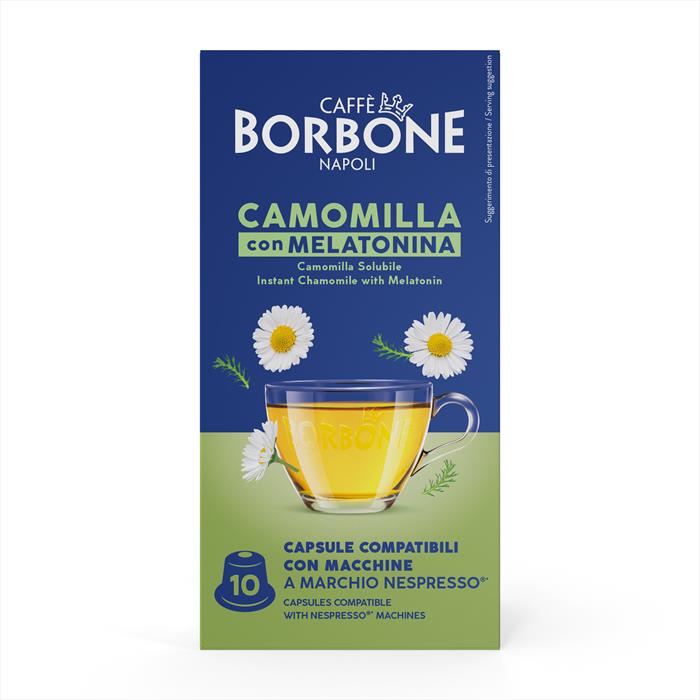 Caffe Borbone - Camomilla E Melatonina - Nespresso 10 Caps-multicolore
