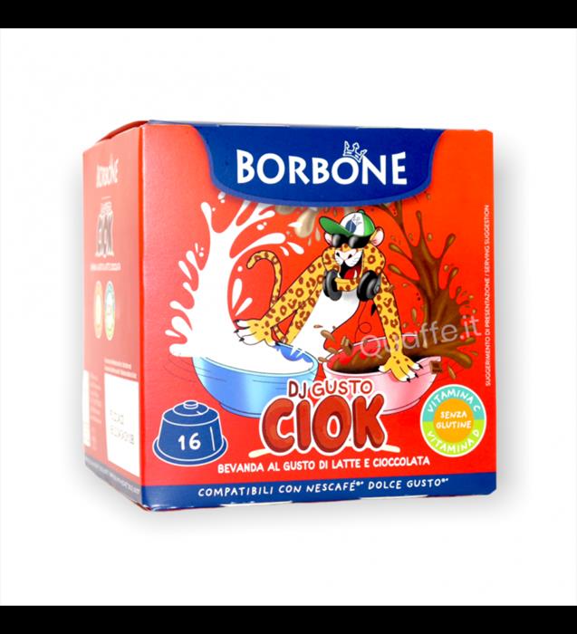 Caffe Borbone - Ciok Al Latte - Nescafé Dolce Gusto 16 Caps