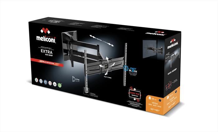 Meliconi - Supporto Tv Extra 600sdrp Plus-nero