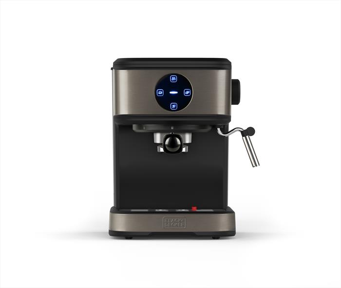 Black & Decker - Macchina Da Caffè Espresso Bxco850e-grigio Anti-impronta