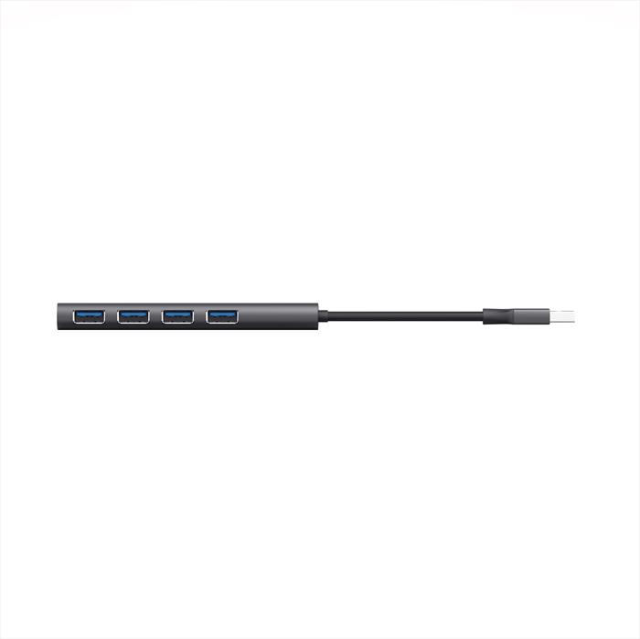 Trust - Halyx 4-port Usb Hub-grey