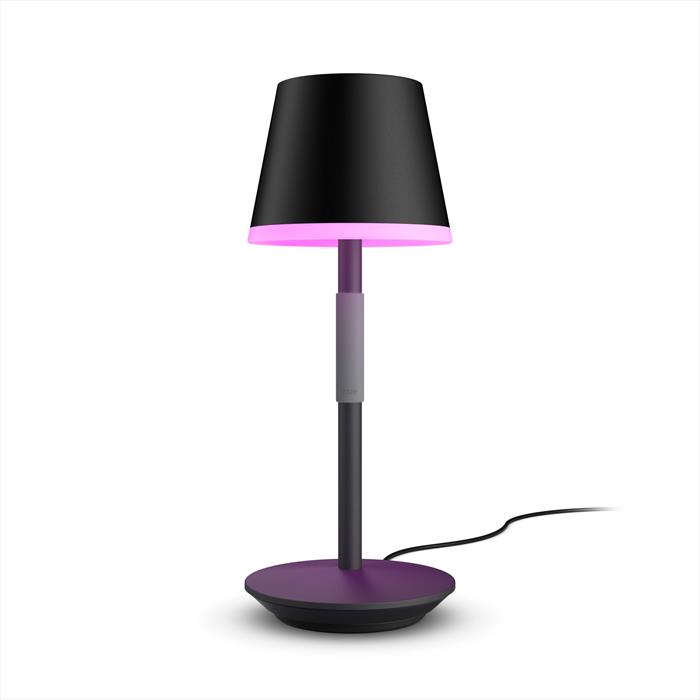 Philips - Hue Go Lampada Da Tavolo White And Color Ambiance-nero Philips - Hue Go Lampada Da Tavolo White And Color Ambiance-nero